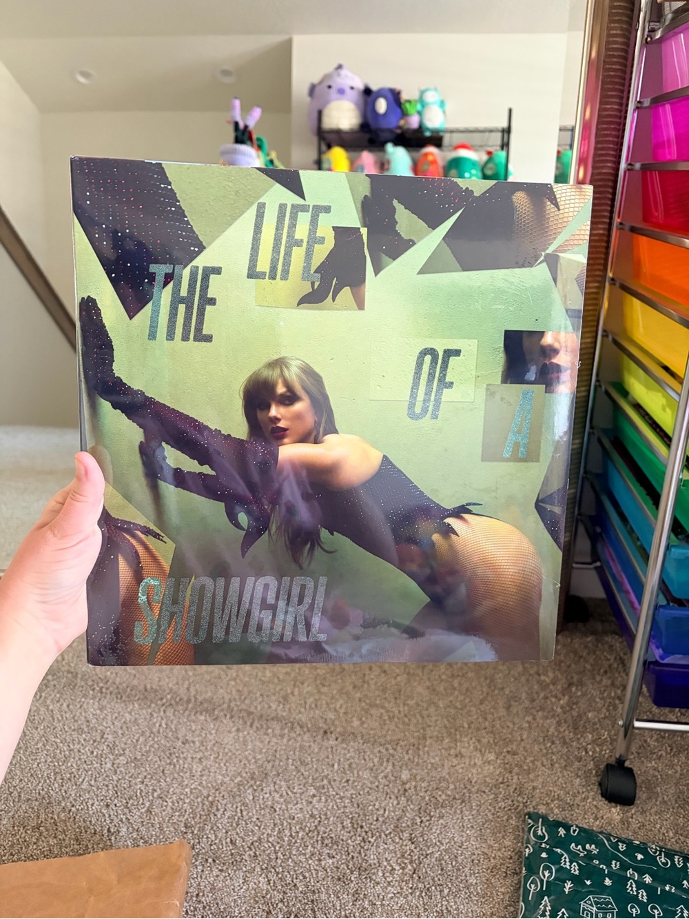 Taylor Swift The Life of A Showgirl Shiny Bug Wintergreen & Onyx Vinyl SEALED